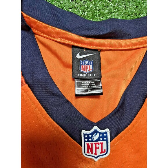 NFL On Field Peyton Manning Jersey Denver Broncos 'Orange' (Men's 56) - Picture 3 of 16